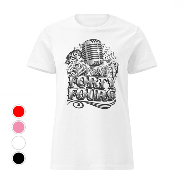 Women’s Mic & Roses t-shirt